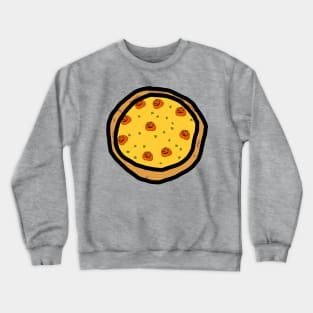 Halloween Pizza Pumpkin Pie Crewneck Sweatshirt